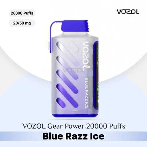 VOZOL Gear Power 20000 Puffs Blue Razz Ice