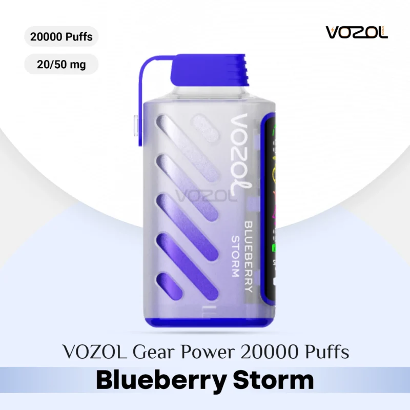 VOZOL Gear Power 20000 Puffs Blueberry Storm