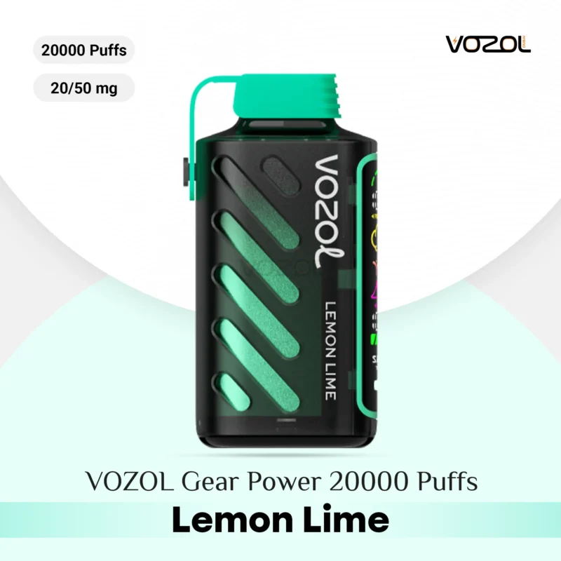 VOZOL Gear Power 20000 Puffs Lemon Lime