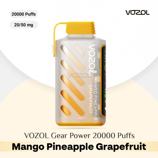 VOZOL Gear Power 20000 Puffs Mango Pineapple Grapefruit