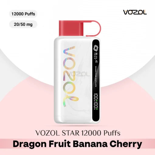 VOZOL STAR 12000 Dragon Fruit Banana Cherry