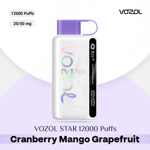 VOZOL STAR 12000 Cranberry Mango Grapefruit