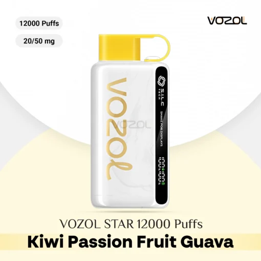 VOZOL STAR 12000 Puffs Kiwi Passionfruit Guava Disposable