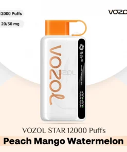 VOZOL STAR 12000 Puffs Peach Mango Watermelon Disposable