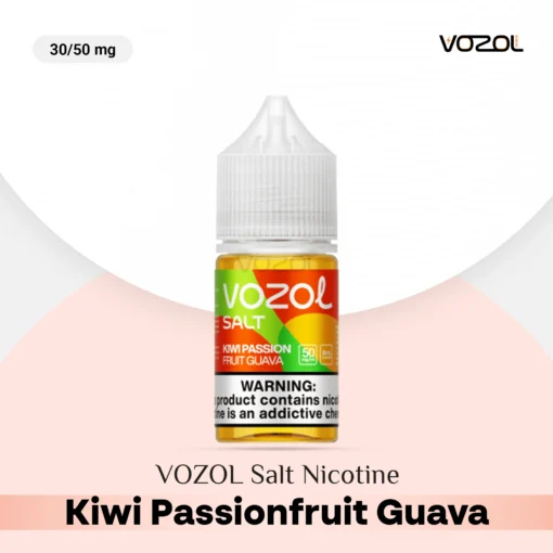 VOZOL Salt Nicotine Kiwi Passionfruit Guava