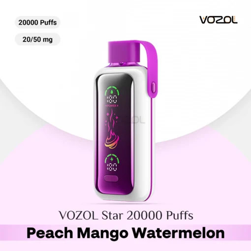 VOZOL Star 20000 Peach Mango Watermelon Disposable