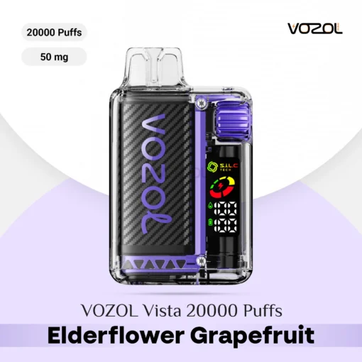 VOZOL Vista 20000 Puffs Elderflower Grapefruit