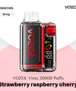 VOZOL Vista 20000 Puffs Strawberry Raspberry Cherry