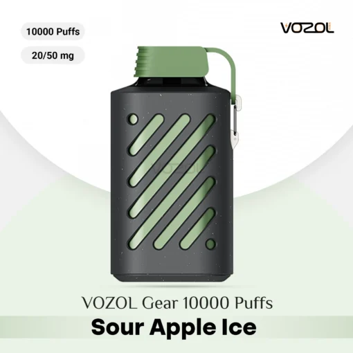 VOZOL Gear 10000 Puffs Sour Apple Ice