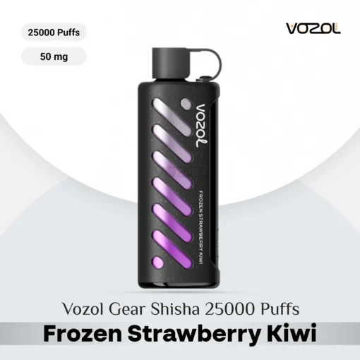 Vozol Gear Shisha 25000 Puffs Frozen Strawberry Kiwi