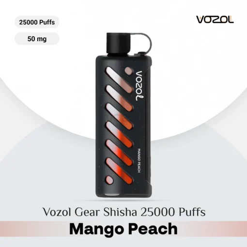 Vozol Gear Shisha 25000 Puffs Mango Peach