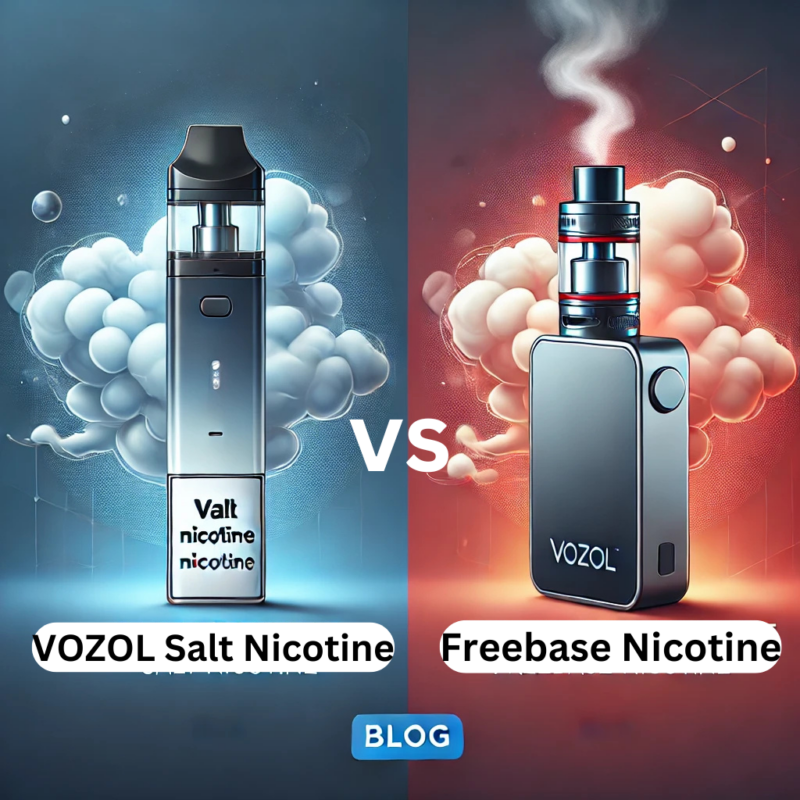 VOZOL Salt Nicotine vs Freebase Nicotine Which is Better for You